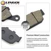 LINGQI RACING Front Rear Brake Pads Kit Set Parts For Dirt Pit Bike Electric Vehicle Small Scooter Folding Bicycle Moped