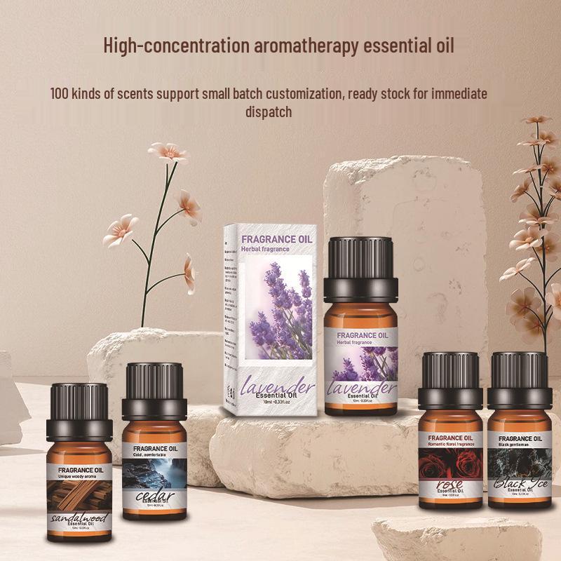 10ML Essential Oil Diffuser & Refill – Stone Aroma Machine with Long-Lasting Deodorizing Fragrance