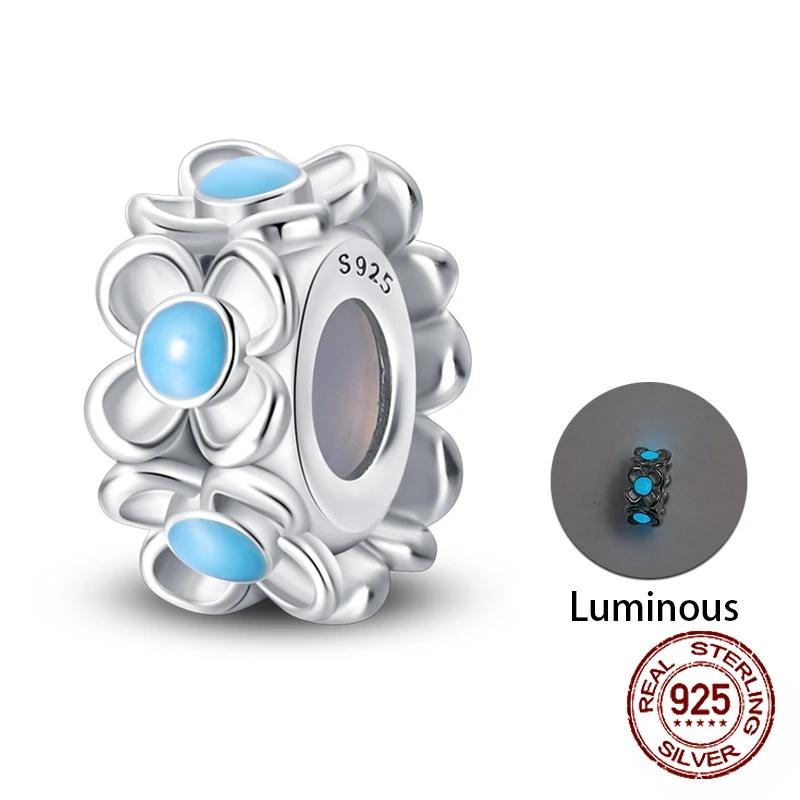 Copper Christmas Winter Snowflake Four Leaf Clover Spacer Beads Pendants Fit 4Mm Hole Diamete Braceletdiy Jewelry