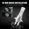 Super Bright H7 LED Headlight, Ideal for Motorcycles, Cars, Bikes, Yellow, Yellow, 12 V,