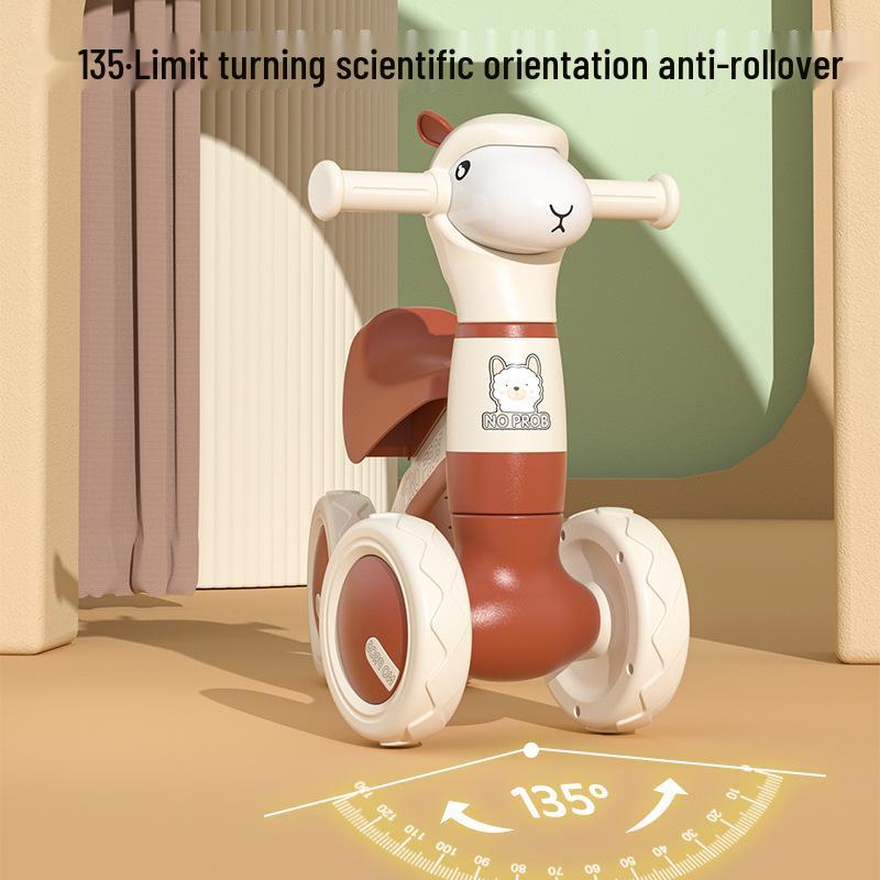 Alpaka čtyřkolová balanční koloběžka pro batolata (1-3 roky)