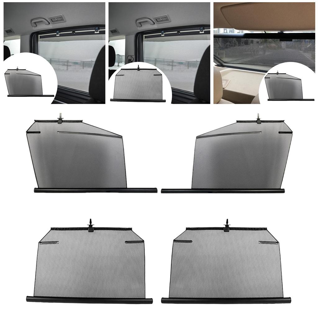 Car Side Window Shade Side Window Curtain Easily Install Telescopic Universal