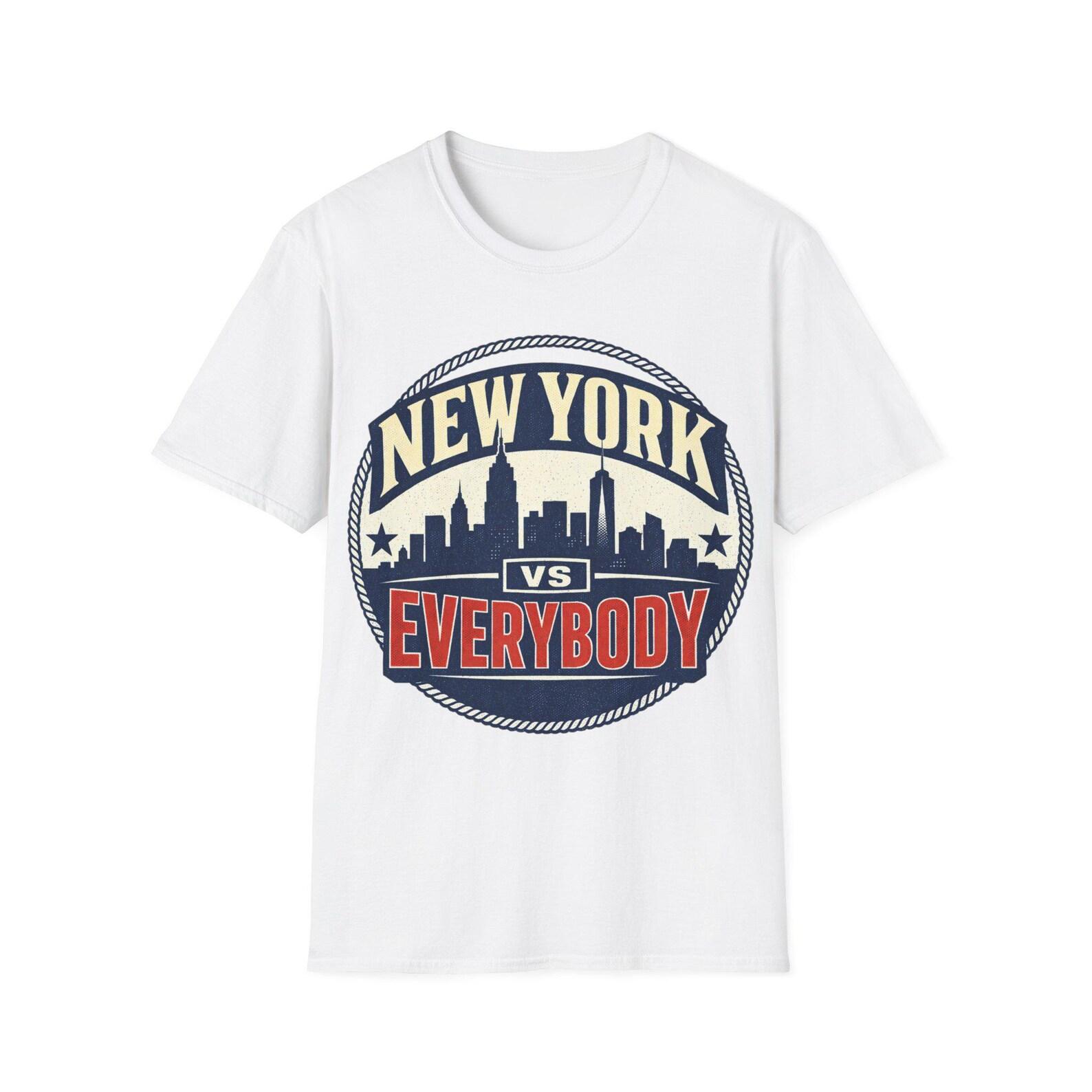 New York skyline vs Everybody T-Shirt | NYC skyline city pride M