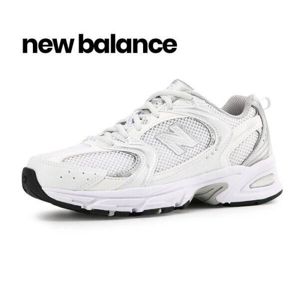 New Balance Unisex Sneakers White Silver 530