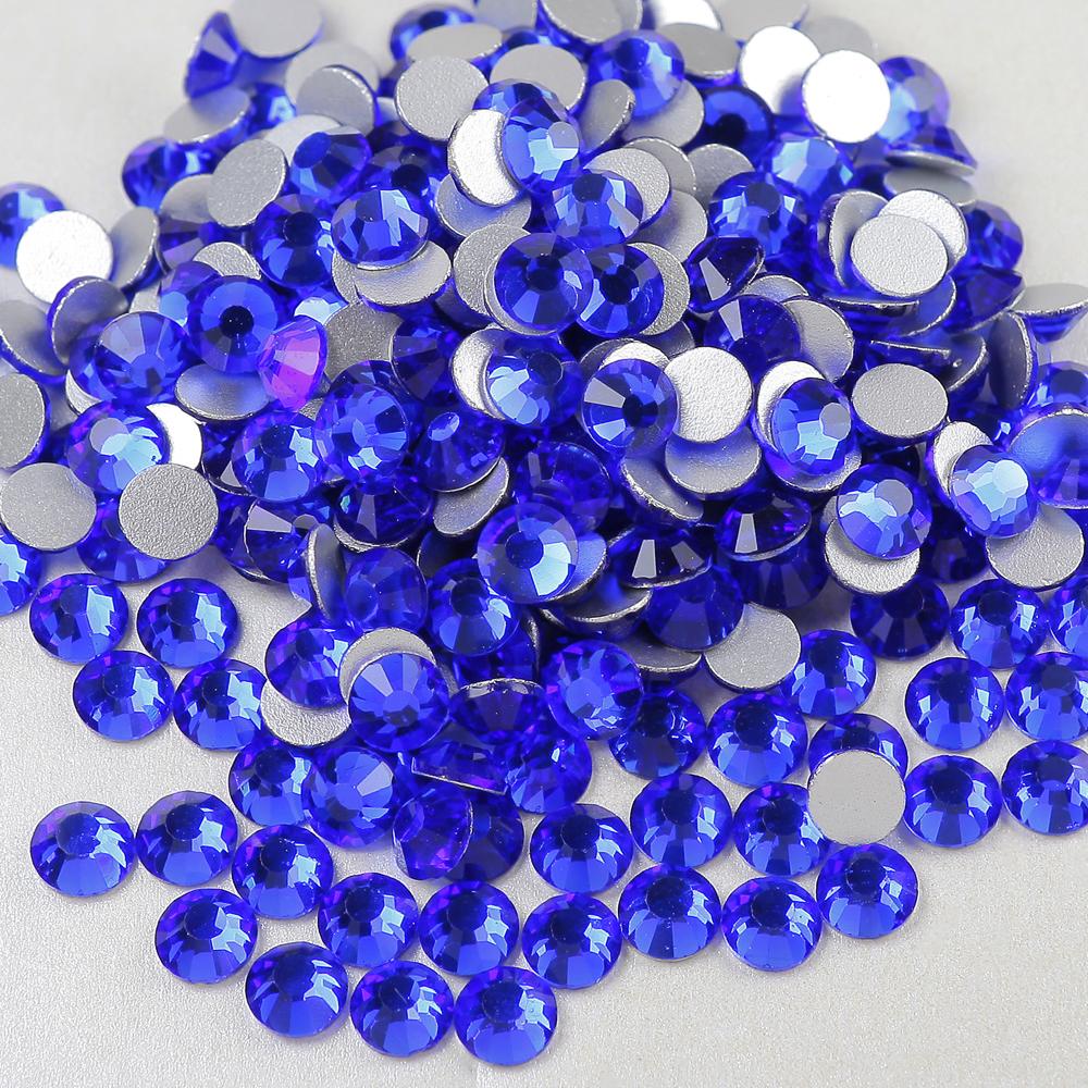 Crystal Ab Mixed Size Ss3-ss20 Bulk Package Non Hotfix Rhinestones Flat Back Rhinestones for Nail Art