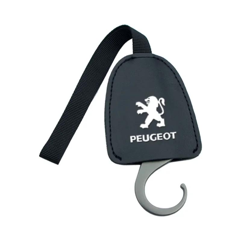 

Car Sticker 1pcs New Portable Multifunction Car Seat Headrest Hook Multi-Function Hook For Peugeot 308 408 508 RCZ 208 3008 2008