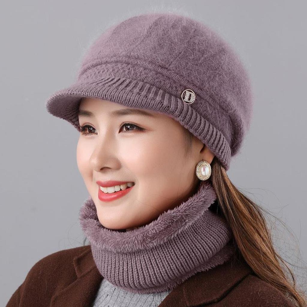 Women's Warm Dual-use Pullover Sports Hat Casual Ear Cap