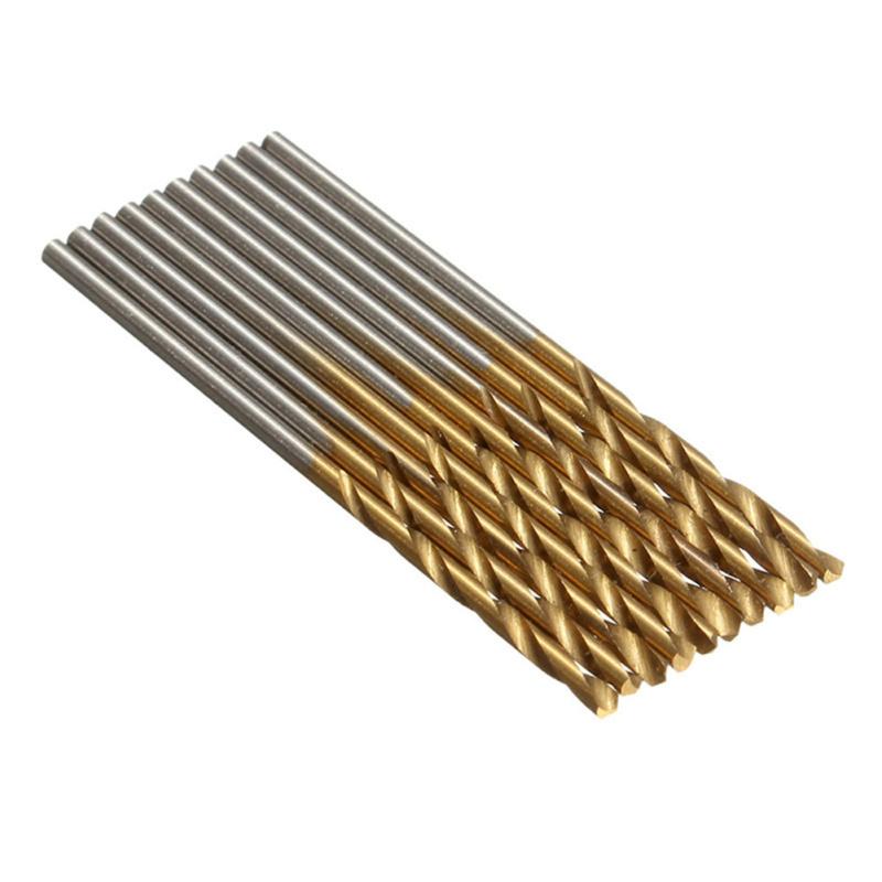 50 Pcs/set Hss Drill  Sets Titanium-coating Powerful Hard Steel Tools 1mm 1.5mm 2mm 2.5mm 3mm