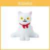 Micro Cat Cute Landscape Resin Ornament With Bow Tie Design For Home Decoration