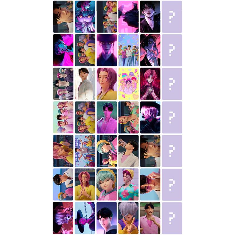 Anime Kpop Łowcy Demonów Saja Boys Anime Figurka Periferyjna Kreatywna Karta Lomo Blind Box Karta Kolekcjonerska Fani Halloween Zabawka Prezent