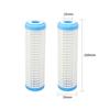 2 Peças Elementos Filtrantes Domésticos Filtro de Água 10" Pré-Filtro Filtro de Bomba Filtro Eficaz para Tubo de Água Material Plástico
