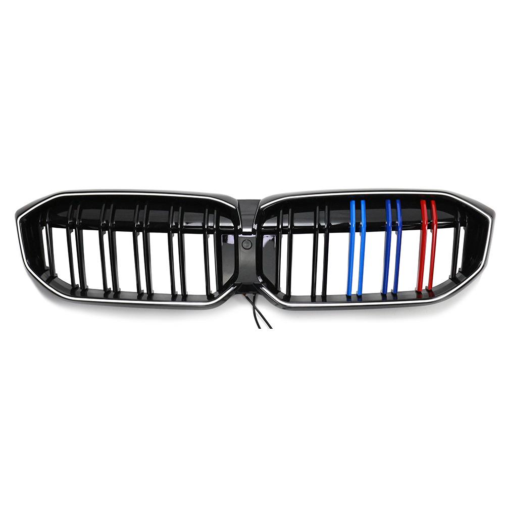 BMW 3 Series G20/G28 2023-IN Dual-Line Front Grille with LED Tri-Color Lights