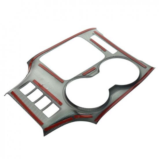 Carbon Fiber Car Gear Shift Box Panel Cover Trim Fits Toyota Highlander 2015-19