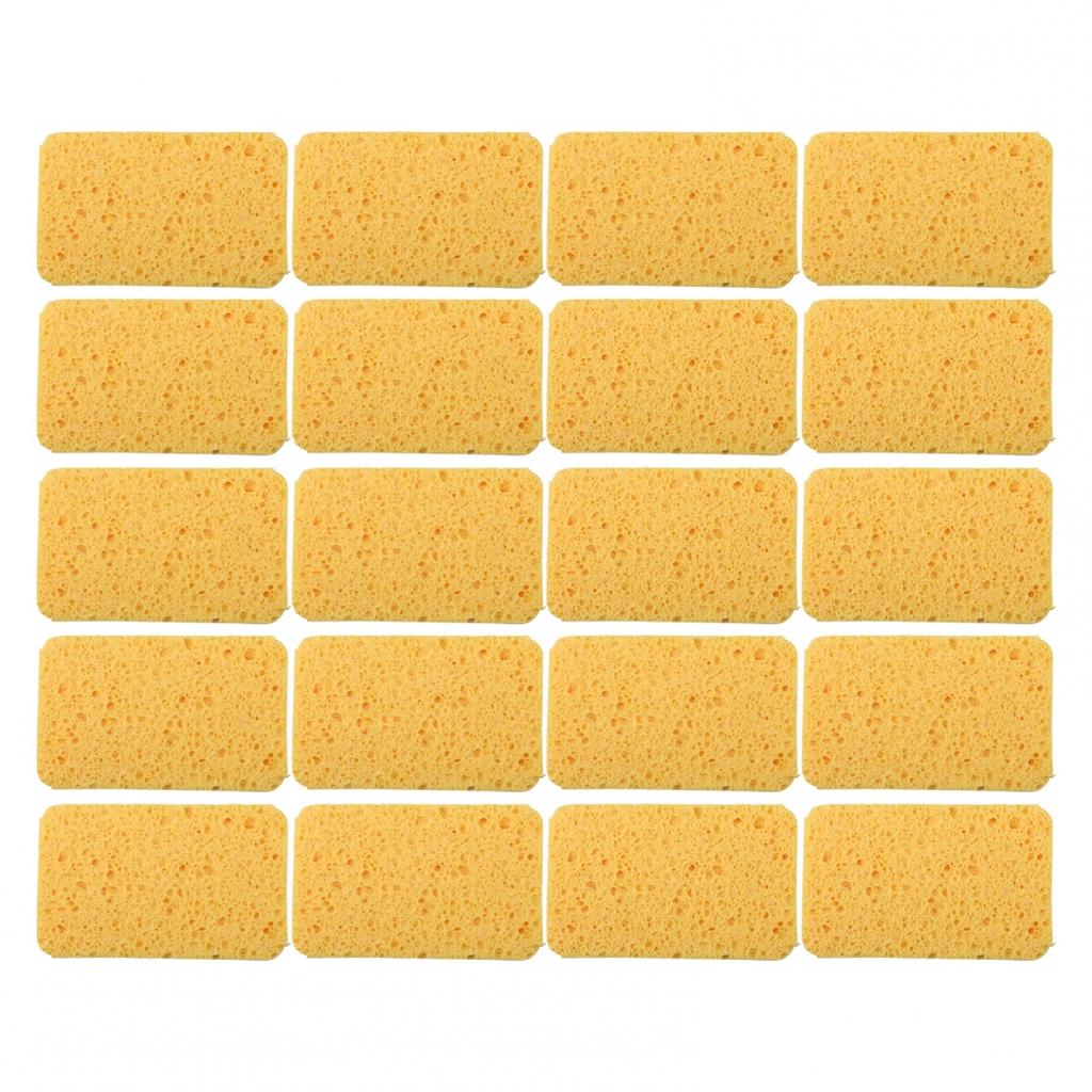 Compostable Eco Friendly Dishwashing Sponge Set of 20 for Daily Use