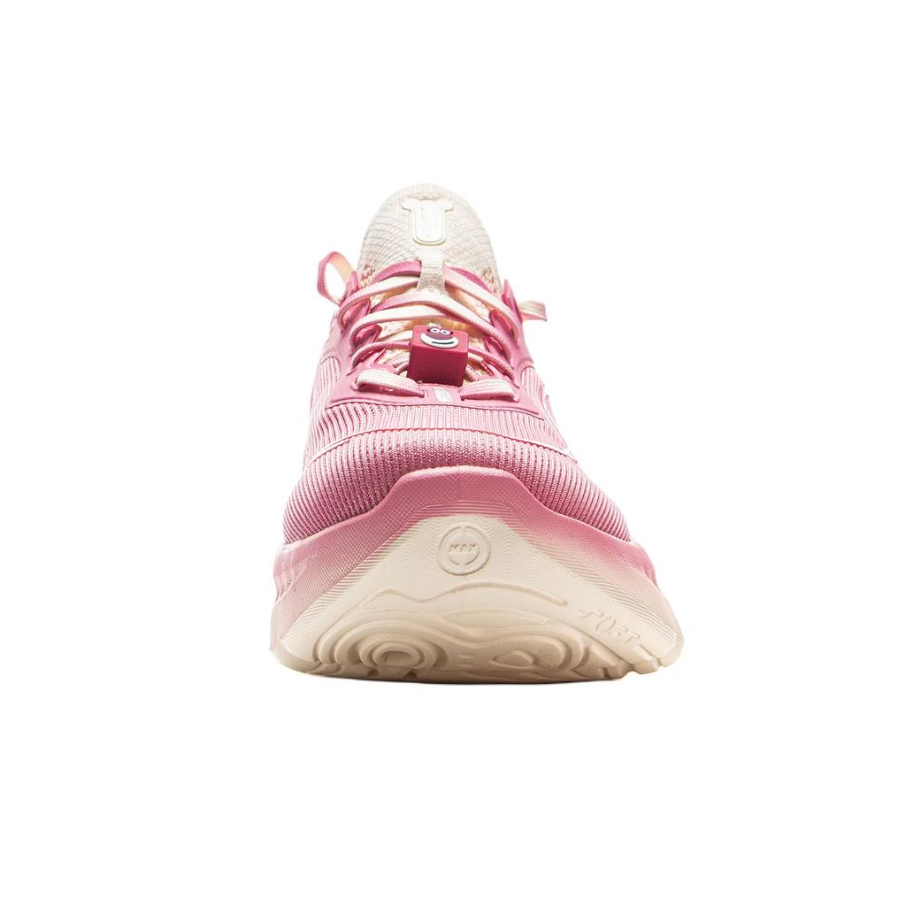 Li Ning SOFT COOL 2 Cushioning Abrasion Resistant Breathable Lightweight Low Top Casual Shoes Women's Fairy Cloud Pink AGLV010-8