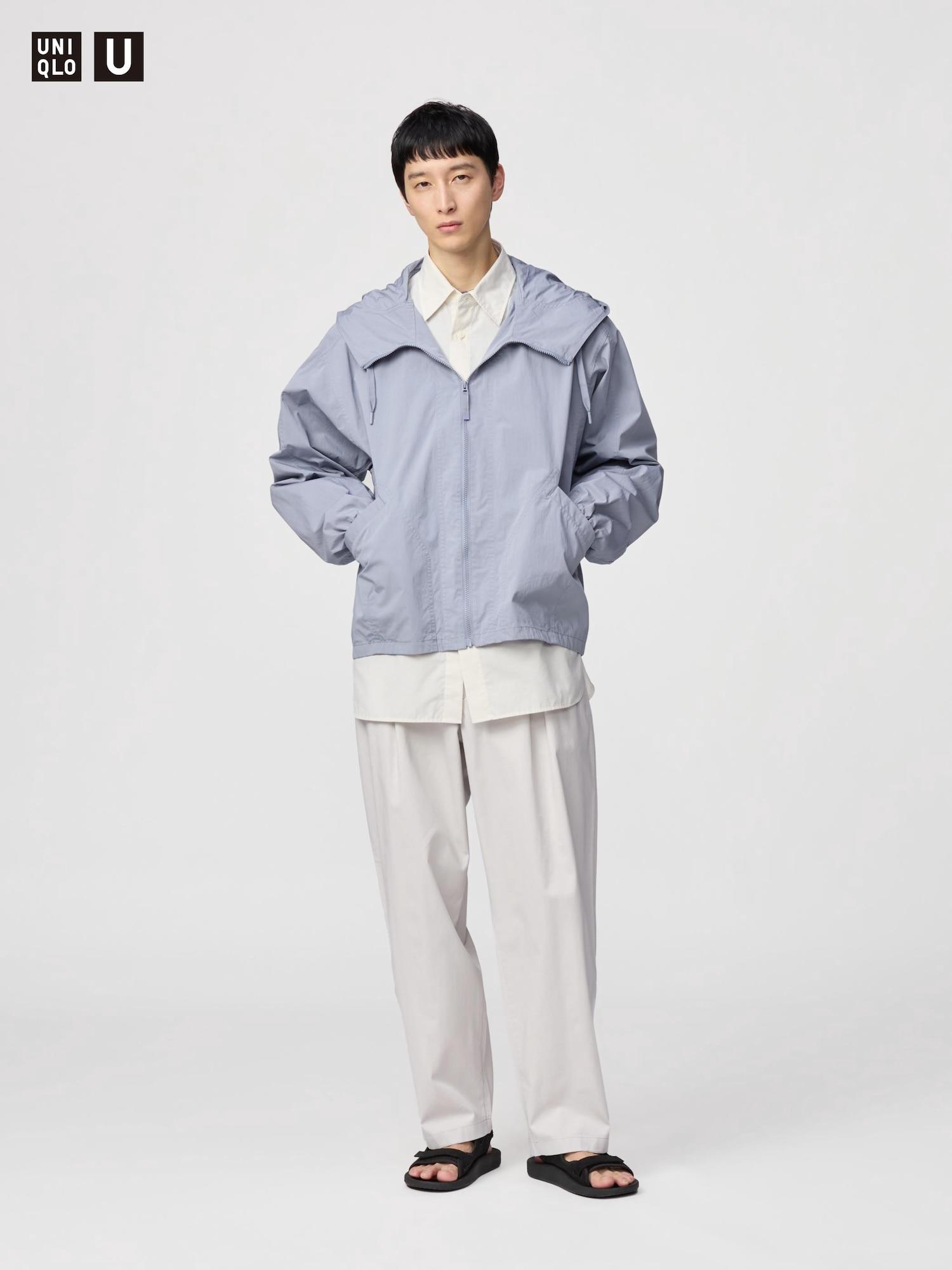 

Uniqlo Япония Tuck Широкие брюки 02 LIGHT GRAY/70