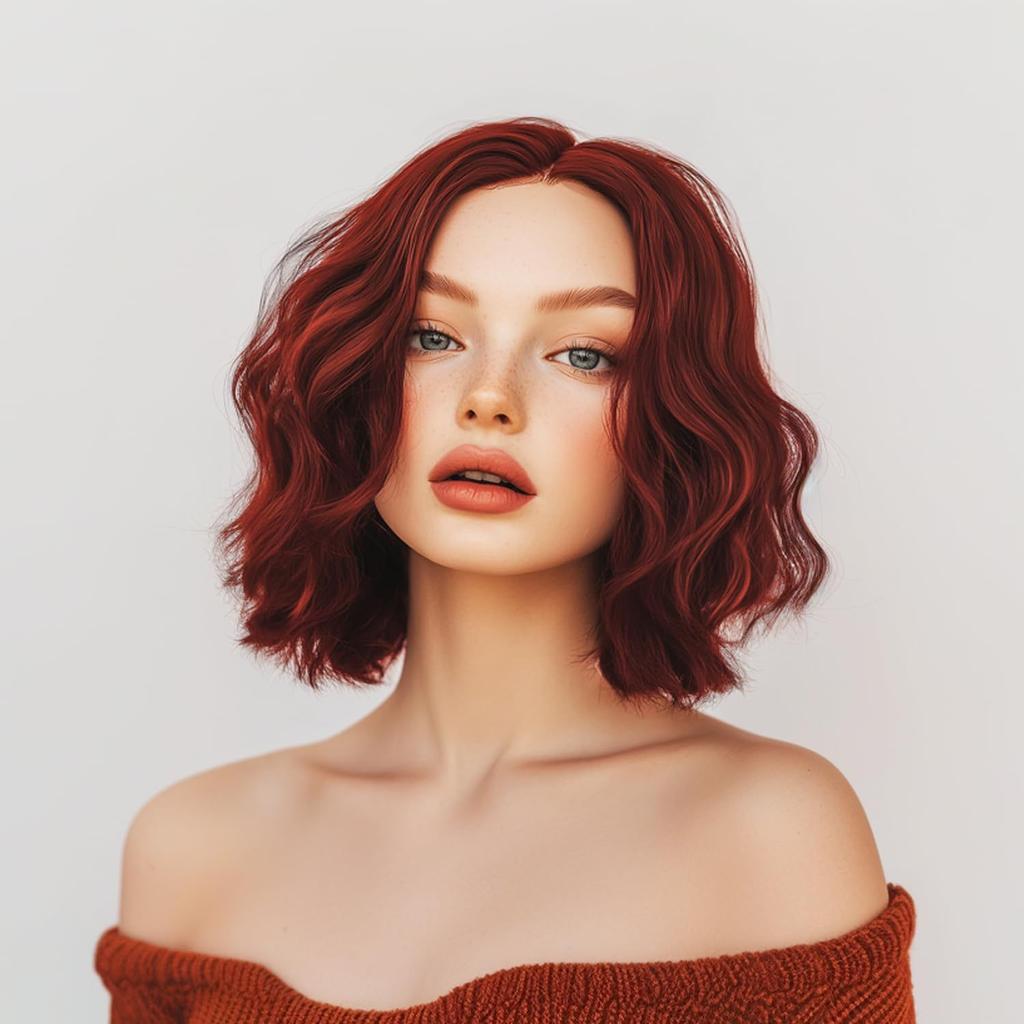 European American Wig Popular Full Head Hairstyle Wavy Roll Heat-resistant Fiber High Temperature Silk Women