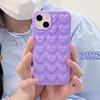 Cute 3D Love Heart Case For iPhone 17 Air 14 13 12 11 15 Pro Max 16 Plus Cartoon Candy Color Back Cover For 12 13 Mini Cases