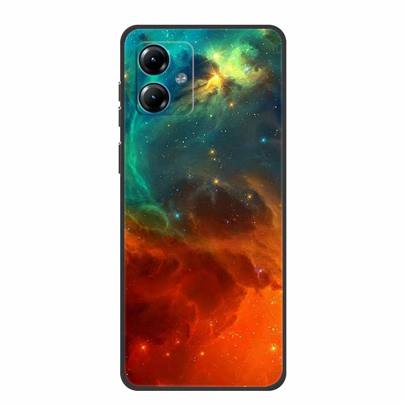 For Motorola Moto G84 5G Case Silicone Soft Wolf Lions Cat Black Bumper Funda Coque for Motorola Moto G54 5G TPU Protective Bag