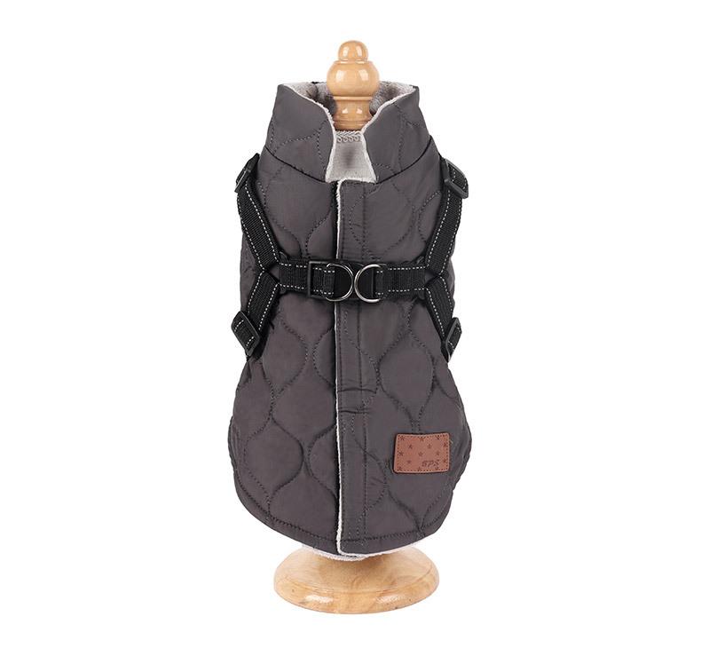 Dog Clothing Thickened Two Legged Dog Cotton Coat Small Dog Vest 2024 Hot Sale Autumn and Winter CLASSIC Pet Product Print 1 Pcs