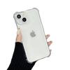 Čtvercový nárazuvzdorný TPU kryt s airbagy pro iPhone 16 Pro/15/14 - Průhledný ochranný kryt