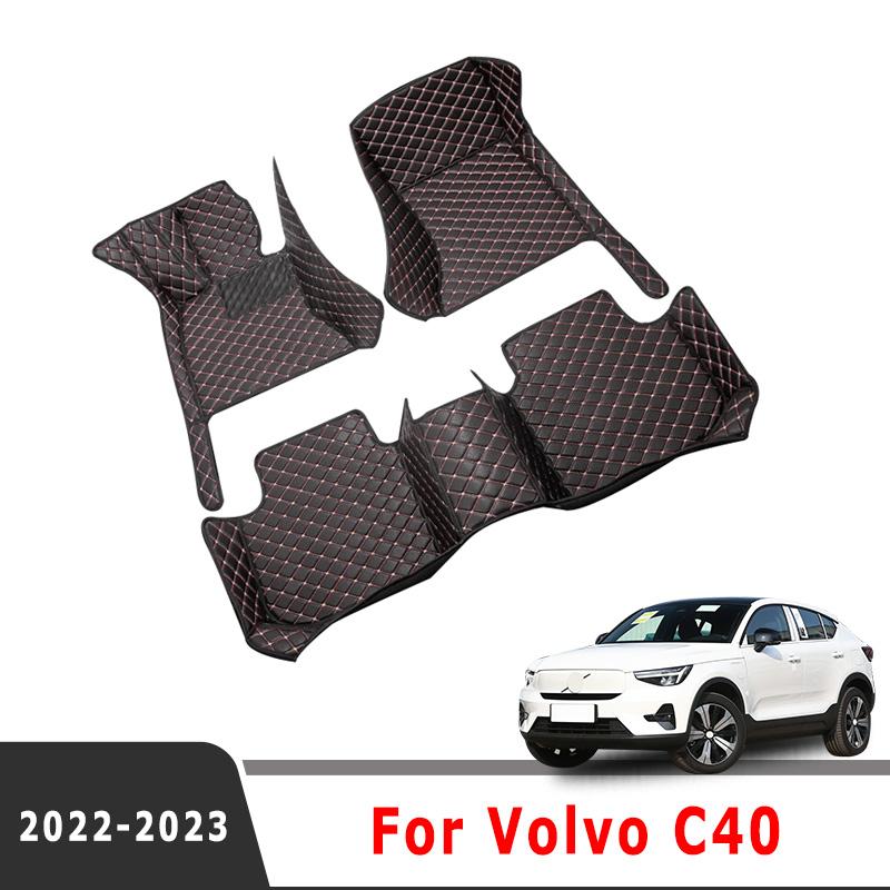 

Для Volvo C40 2023 2022, автомобильные коврики, автостайлинг, аксессуары для интерьера, коврики на заказ, коврики, продукты, часть коврика