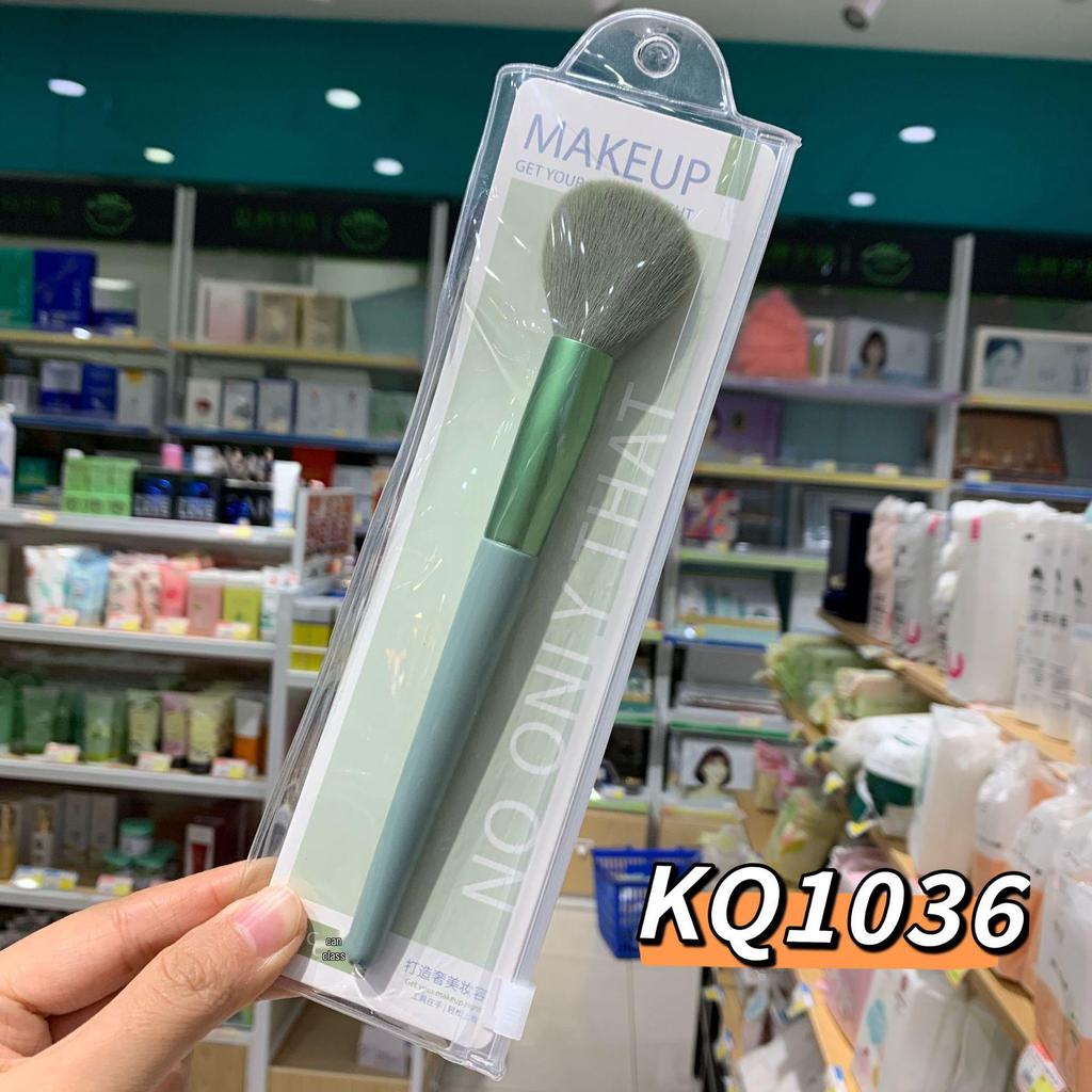 Keqi~Retractable Portable Makeup Brush Set: Highlight, Loose Powder, Eyebrow, Eyeshadow, Eyelash, Lip, and Blush Brushes.