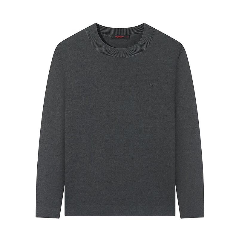 Men's Mock Neck Wool Blend Sweater