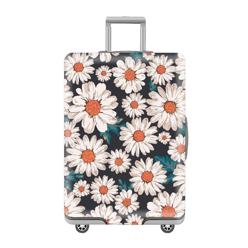 Elastiskt bagageskydd med logotryck: Slitstarkt, Förtjockat, Damm- och repkänsligt skydd för resväskor