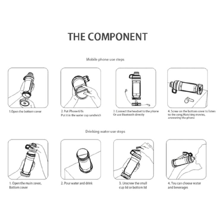 Versatile Diversion Safe Container Beverage Bottle Versatile Drinking Bottle