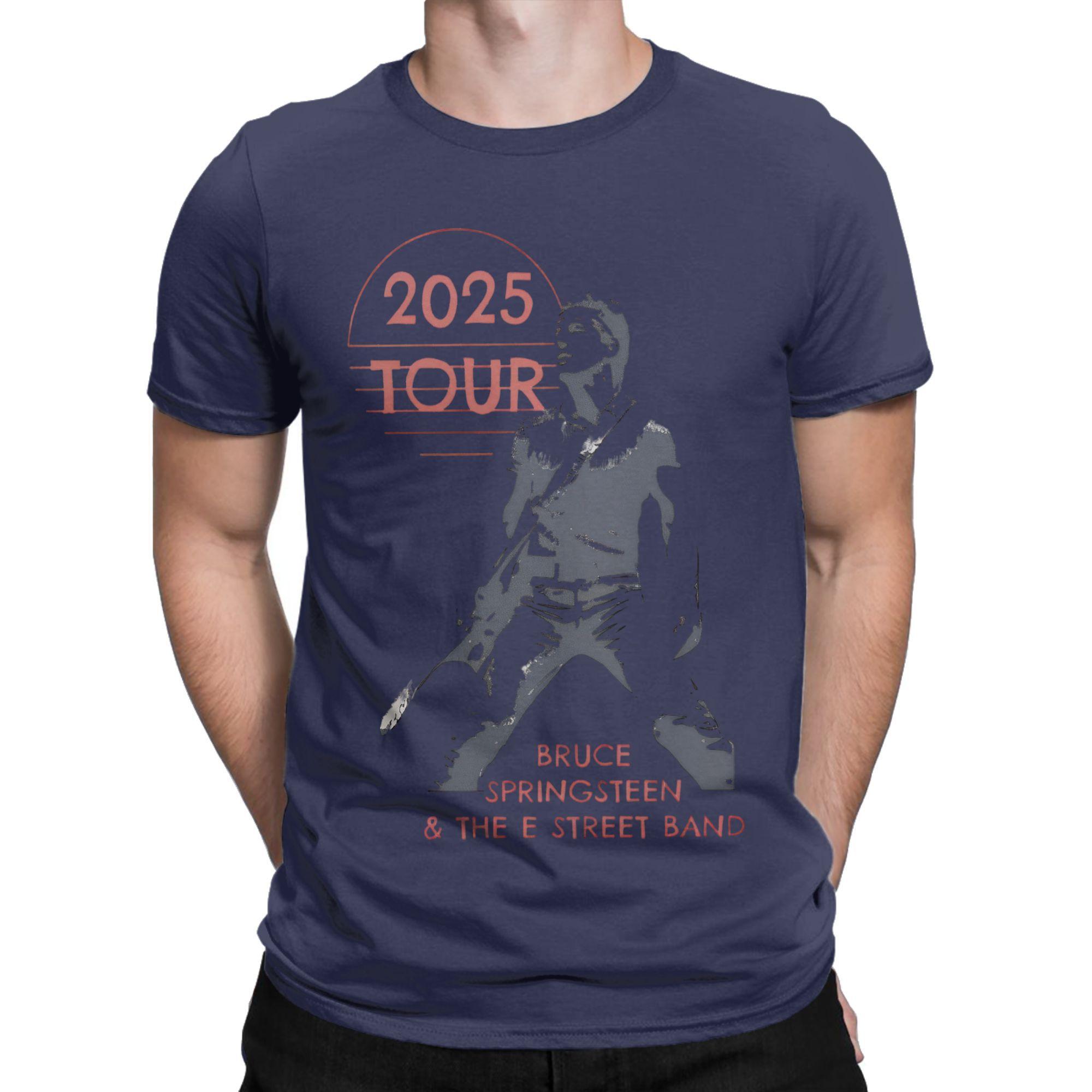 

Bruce Springsteen Singer 2025 Tour Graphic T Shirt for Men Women Pure Cotton Tee Shirt Clothing 4XL