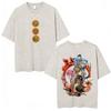 Anime Jojo Bizarre Adventure Manga Vintage Acid Washed T Shirt Men Women Casual Short Sleeves T-shirt Streetwear