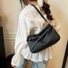 Korean Version Niche Design Simple Casual Shoulder Bag Women's 2025 Summer New High-end Textured Messenger Bucket Bag