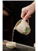 Ru Kiln Light Luxury Tea Set: 'A Thousand Li of Rivers and Mountains' - Complete Teapot and Teacups Gift Box for Elders
