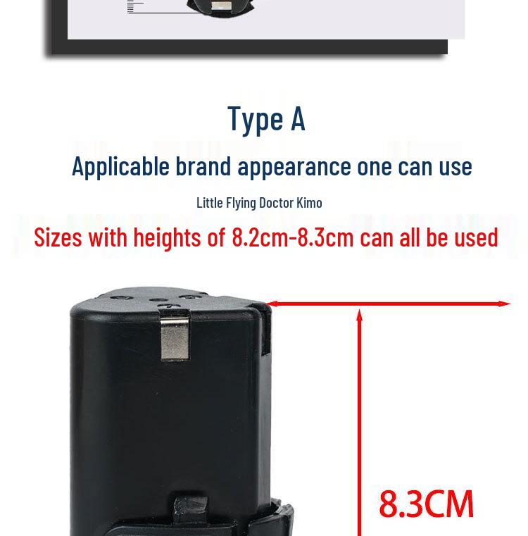 Universal Cordless Pistol Drill with 12V-18V Lithium Battery for Drill or Electric Screwdriver