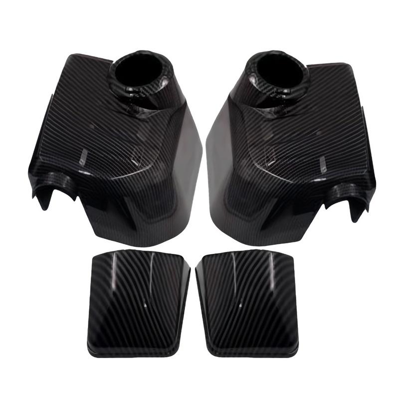 1 Pair Carbon Fiber Side Rearview Cover Car Mirror Cap For Toyota For FJ Cruiser Off Road 07-22 Car Protective Cover Plastic