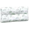 5 Piece Palette Cushions with Leaf Pattern Fabric