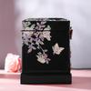 Lacquer Jewelry Box Mother of Pearl Inlay Wooden Multi Layer Chinese Style Wedding Gift