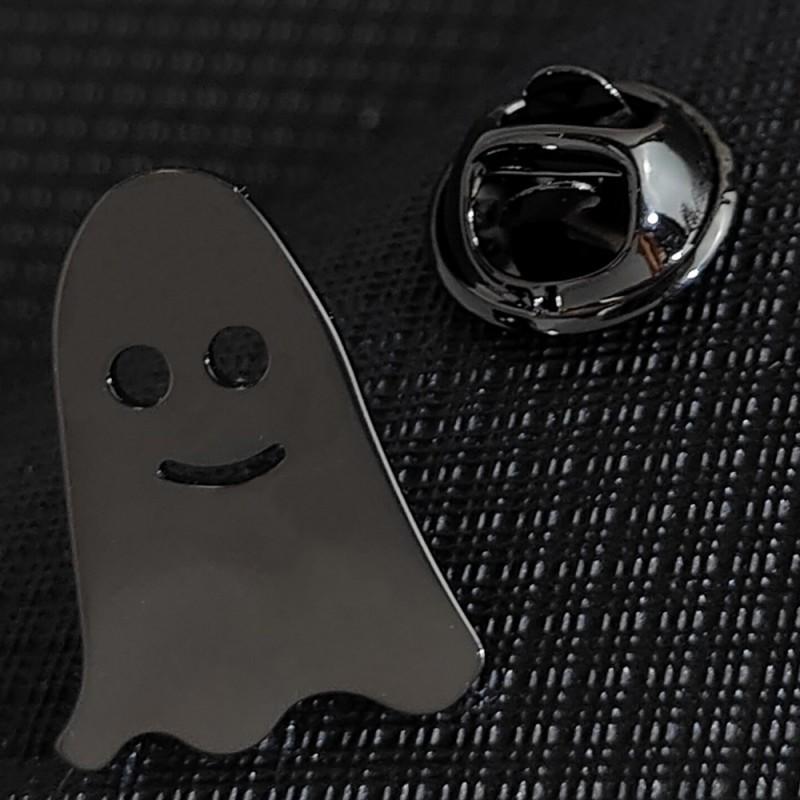Easter Ghost Brooch Cufflinks Fun Creative Hollow Stainless Steel Design Men s Suit Accessories 14k