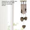 Decor Feng Shui Decoration Crisp Sound Heart Pendant Wind Chimes Windbells Yard Hanging Ornament