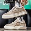 Fashion Men's Casual Low Top Thick Soled Canvas Shoe 2025 Autumn New Fashion Trend Versatile Comfortable Niche Design Platform sneakers
