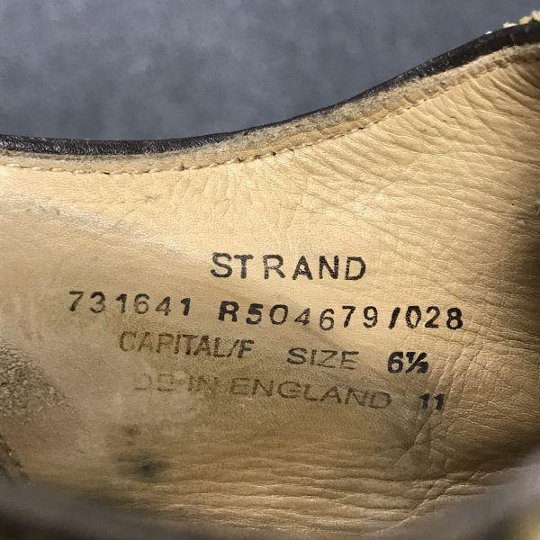 Anglia Vintage Buty Loake Semi Brogue 6.5 25-25.5cm Brązowe Goodyear Wyprodukowano w Wielkiej Brytanii(UŻYWANY)