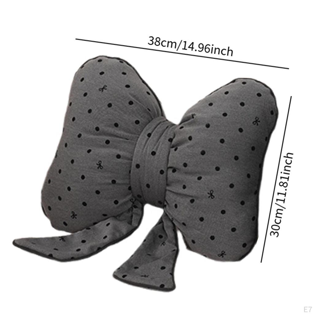 Bow Accent Pillow for Home And Office, Back Support Cushion Sofa Bed