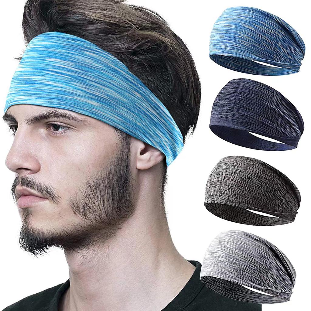 New Sports Headbands Women Absorbing Sweat Headwrap Yoga Elastic Hair Bands Solid Color Sports Hairband Hair Accessories
