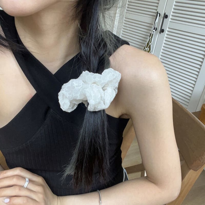 Mosxe Clover Hair Scrunchie (5color)