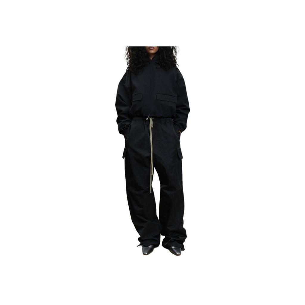 Fear of God Essentials Textured Nylon Field Pant Black Men Bottoms 130BT244800F