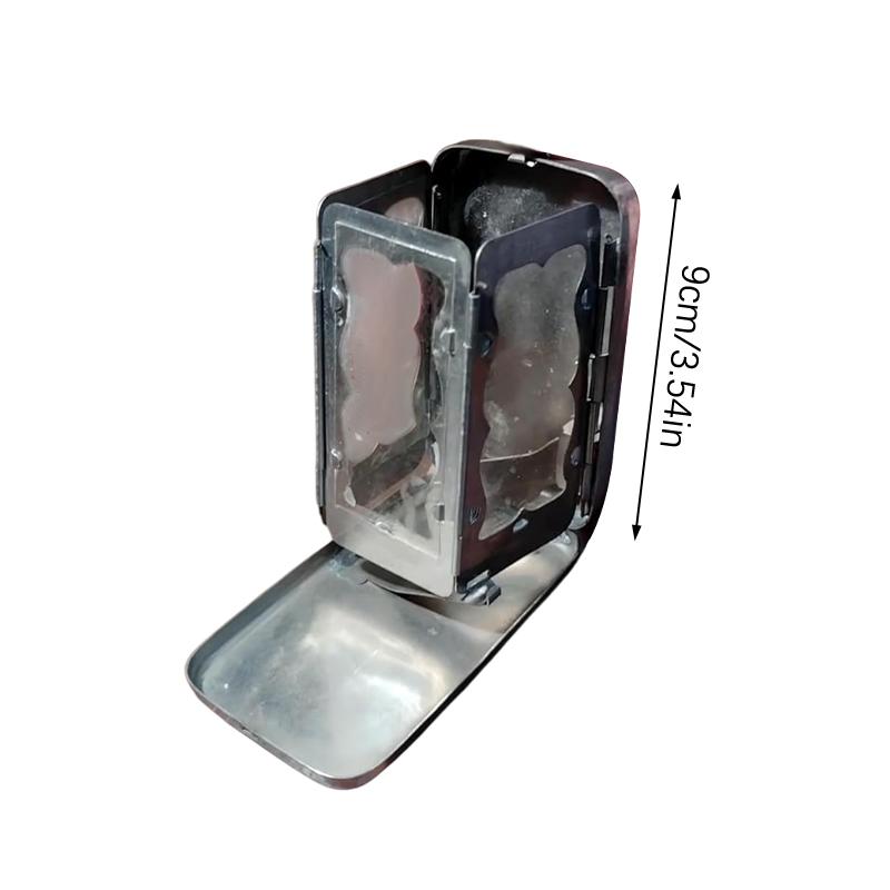 Faltbare Taschenkerzenlaterne für echte Kerzen Vintage Kleine Taschenkerzenlaterne Tragbar Dekorativ Camping Wandern Reisen