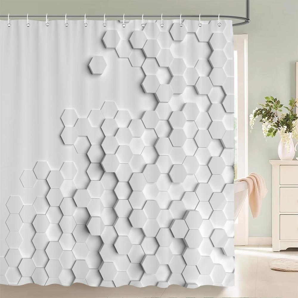 High Quality Washable Bathroom Curtains 3D Printing Shower Curtain Polyester Bath Screens Home Decoration