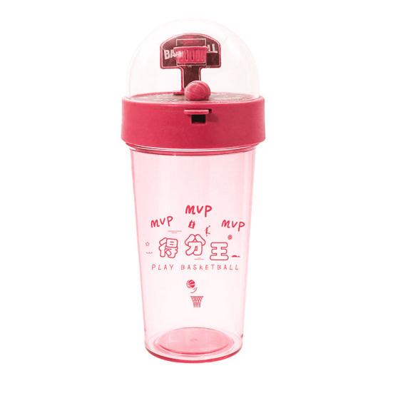 500ml Basketball Water Cup Eco-friendly Large Capacity Portable Fun Sports Shooting Drinking Bottle Travel