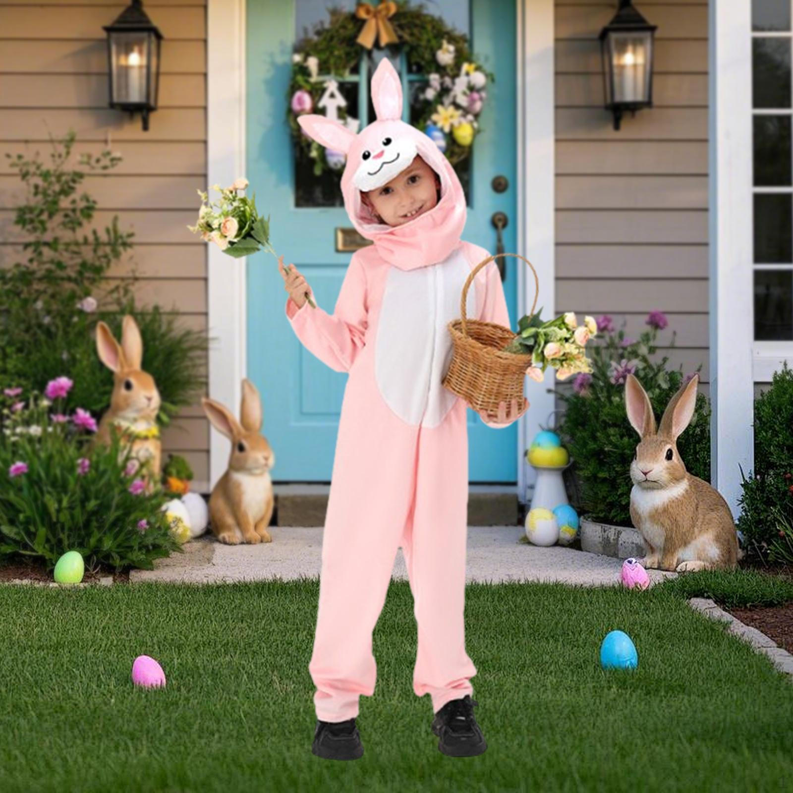 

Костюм для детей Комбинезон животного Пасхальный комбинезон Тематическая вечеринка S